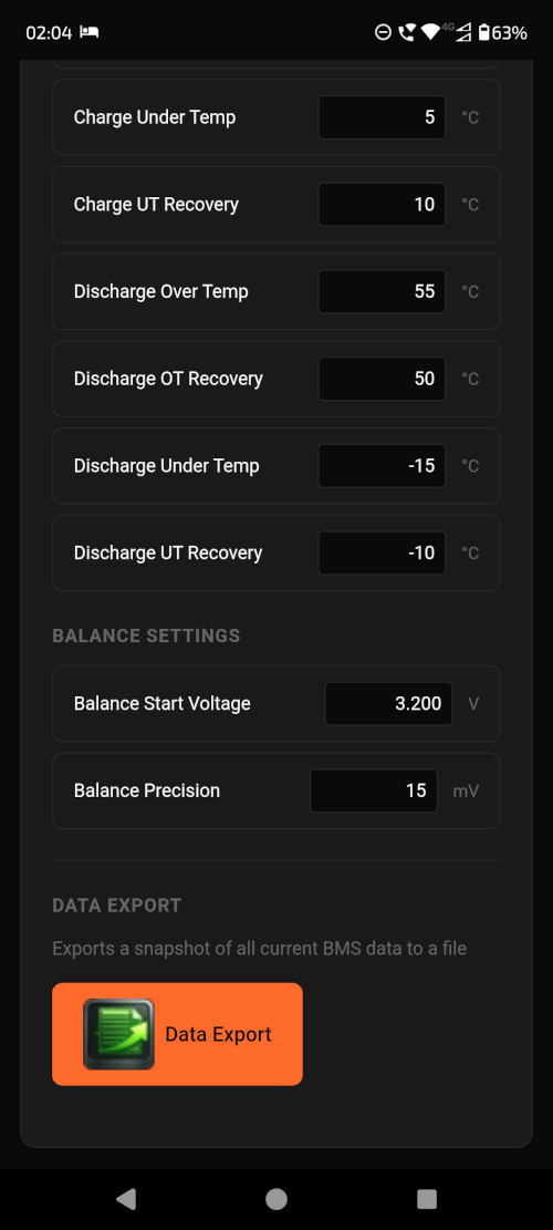 T01 BMS Monitor Parameters Part 3